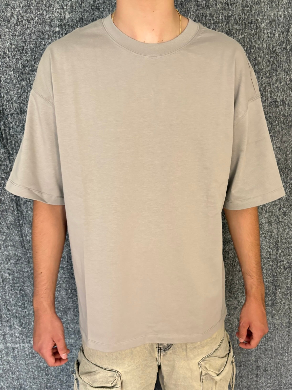 MAGLIA OVER GRIGIA